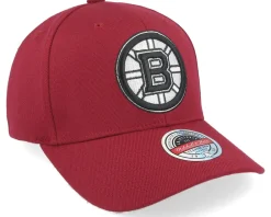 Online Mitchell & Ness Boston Bruins Classic Burgundy Adjustable - Red