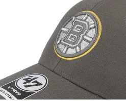 Online 47 Brand Boston Bruins Metallic Mvp Graphite Adjustable - Grey