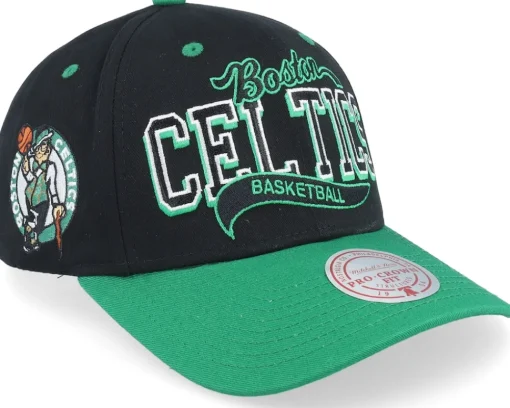 Hot Mitchell & Ness Boston Celtics Beautiful Chaos Pro /Green Adjustable - Black