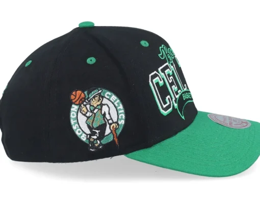 Hot Mitchell & Ness Boston Celtics Beautiful Chaos Pro /Green Adjustable - Black