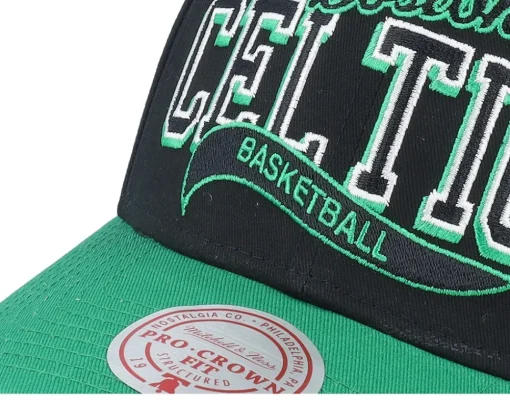 Hot Mitchell & Ness Boston Celtics Beautiful Chaos Pro /Green Adjustable - Black