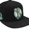 Snapback-Mitchell & Ness Boston Celtics Black Cord Hwc Black Snapback -