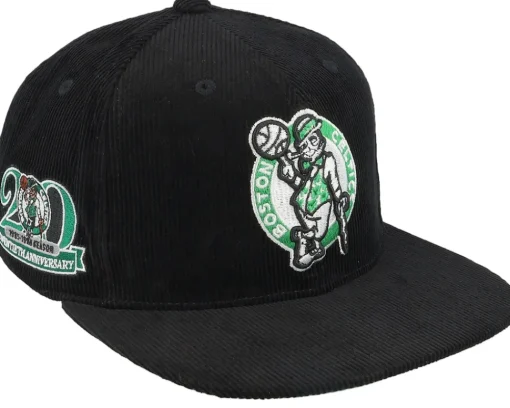 Snapback-Mitchell & Ness Boston Celtics Black Cord Hwc Black Snapback -