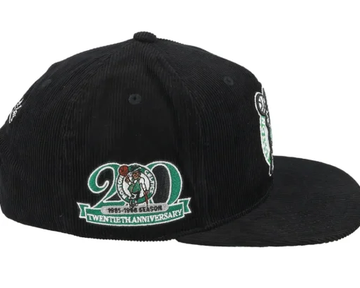 Snapback-Mitchell & Ness Boston Celtics Black Cord Hwc Black Snapback -
