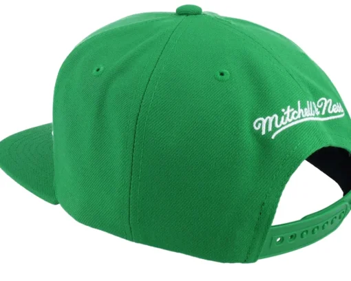 Snapback-Mitchell & Ness Boston Celtics Champ Stack Green Snapback -