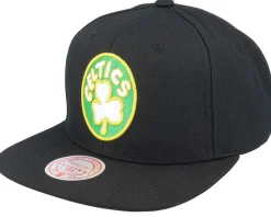 Snapback-Mitchell & Ness Boston Celtics Core Basic Black Snapback -