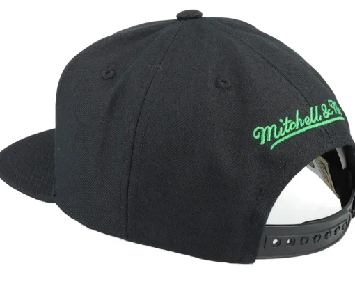 Snapback-Mitchell & Ness Boston Celtics Core Basic Black Snapback -