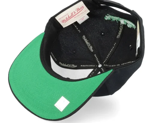 Snapback-Mitchell & Ness Boston Celtics Core Basic Black Snapback -
