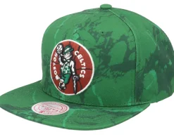 Snapback-Mitchell & Ness Boston Celtics Down For All Green Snapback -