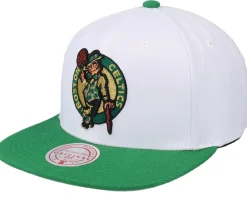 Clearance Mitchell & Ness Boston Celtics Nba 50th Anniversity White/green Snapback -