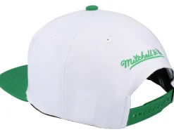 Clearance Mitchell & Ness Boston Celtics Nba 50th Anniversity White/green Snapback -
