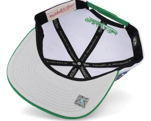 Clearance Mitchell & Ness Boston Celtics Nba 50th Anniversity White/green Snapback -