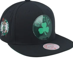 Clearance Mitchell & Ness Boston Celtics Now You See Me Snapback - Black