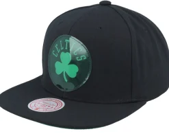 Clearance Mitchell & Ness Boston Celtics Now You See Me Snapback - Black
