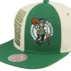 Snapback-Mitchell & Ness Boston Celtics Pop Panel Off White/ Snapback - Green