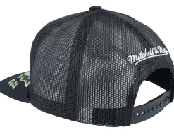 Trucker-Mitchell & Ness Boston Celtics Recharge Black Trucker -