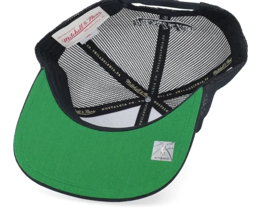 Trucker-Mitchell & Ness Boston Celtics Recharge Black Trucker -