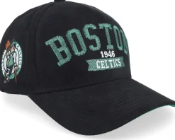 Adjustable-Mitchell & Ness Boston Celtics Shady Suede Pro Black A-frame Adjustable -