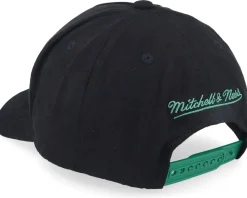 Adjustable-Mitchell & Ness Boston Celtics Shady Suede Pro Black A-frame Adjustable -