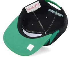 Snapback-Mitchell & Ness Boston Celtics Sharktooth Black/Green Snapback -