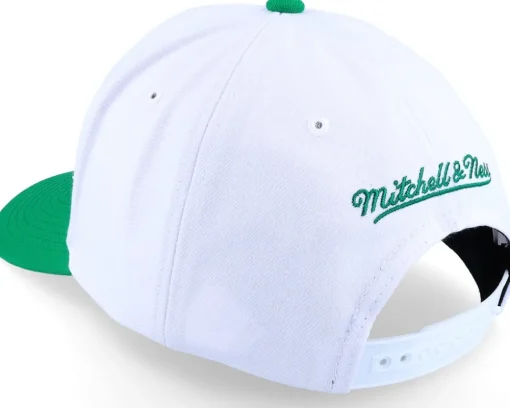 Adjustable-Mitchell & Ness Boston Celtics Team 2 Tone 2.0 Pro /Green Adjustable - White
