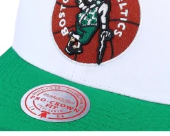 Adjustable-Mitchell & Ness Boston Celtics Team 2 Tone 2.0 Pro /Green Adjustable - White