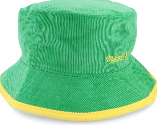 Buckets-Mitchell & Ness Boston Celtics Team Cord Bucket - Green