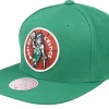 Snapback-Mitchell & Ness Boston Celtics Team Ground 2.0 Snapback - Green