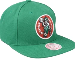 Snapback-Mitchell & Ness Boston Celtics Team Ground 2.0 Snapback - Green