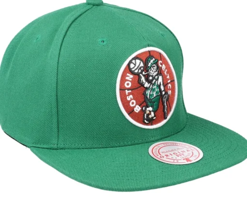Snapback-Mitchell & Ness Boston Celtics Team Ground 2.0 Snapback - Green