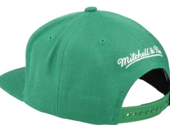 Snapback-Mitchell & Ness Boston Celtics Team Ground 2.0 Snapback - Green