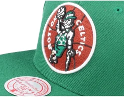 Snapback-Mitchell & Ness Boston Celtics Team Ground 2.0 Snapback - Green