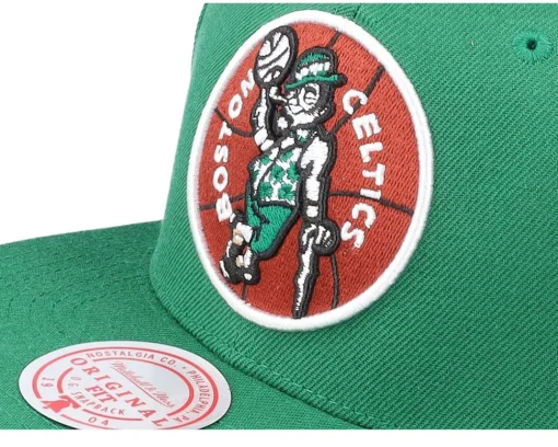 Snapback-Mitchell & Ness Boston Celtics Team Ground 2.0 Snapback - Green