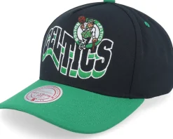 Adjustable-Mitchell & Ness Boston Celtics Wavy Pro /Green Adjustable - Black