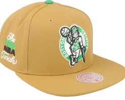 Best Mitchell & Ness Boston Celtics Wheat Tc Tan Snapback - Beige