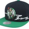 Clearance Mitchell & Ness Boston Celtics Xlife Line /Green Snapback - Black