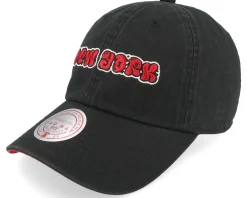 Dad Cap-Mitchell & Ness Bouble New York Black/Red Dad Cap -