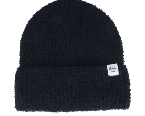 Cuff Beanies-Herschel Boucle Beanie Cuff - White