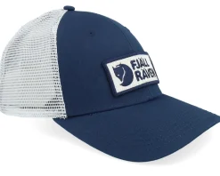 Trucker | Outdoor-Fjällräven Box Logo Långtradarkeps Navy/White Trucker -