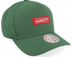 Online Mitchell & Ness Branded Box Logo Pro Crown Dark A-Frame Adjustable - Green