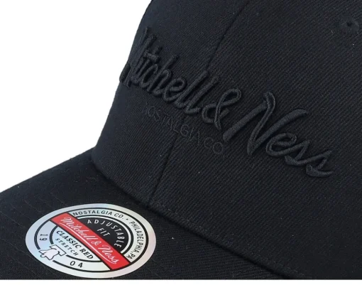 Online Mitchell & Ness Branded Pinscript Adjustable - Black