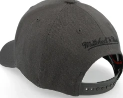 Adjustable-Mitchell & Ness Branded Pinscript Charcoal Grey Adjustable -