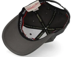Adjustable-Mitchell & Ness Branded Pinscript Charcoal Grey Adjustable -