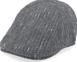 Hot Upfront Brandy Sixpence Licorice Flat Cap -