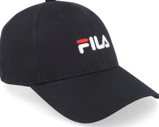 Adjustable-Fila Brasov 6 Panel Cap Linear Logo Back Adjustable -