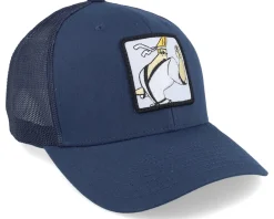 Trucker-Johnny Bravo Bravo Martial Arts Navy Trucker - Blue