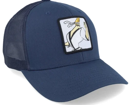 Trucker-Johnny Bravo Bravo Martial Arts Navy Trucker - Blue