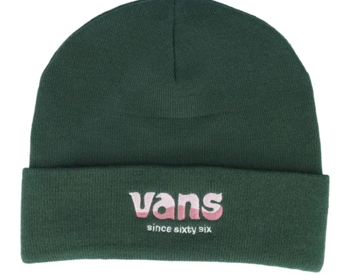 Skate-Vans Breakin Rules Beanie Deep Forest Cuff -