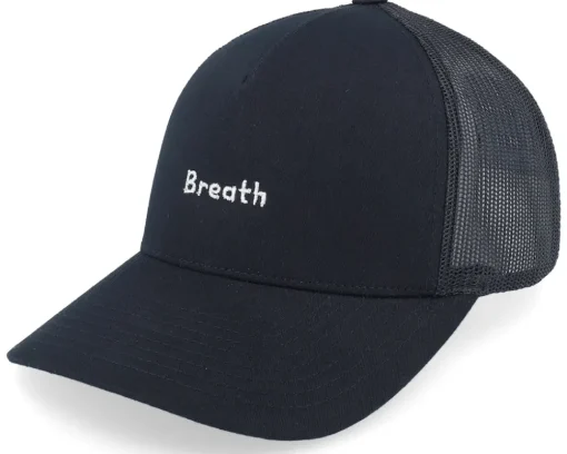 Trucker-Fair Breath A-frame Trucker - Black