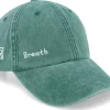 Dad Cap-Fair Breath Side Logo Washed Dad Cap - Green